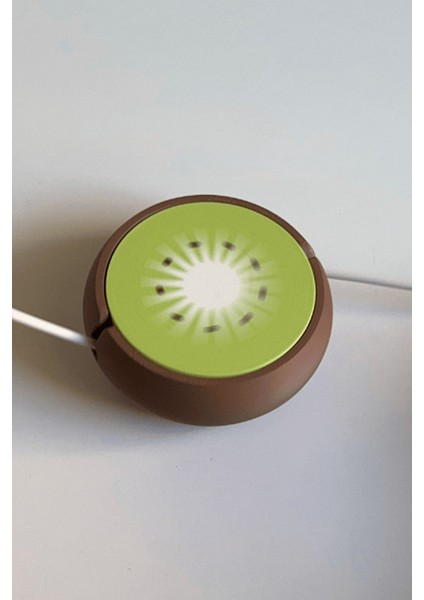 Kivi Desenli Taşınabilir Kablo Sarıcı | Kablo Düzenleyici & Organizer