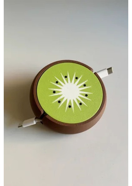 Kivi Desenli Taşınabilir Kablo Sarıcı | Kablo Düzenleyici & Organizer fiyatları