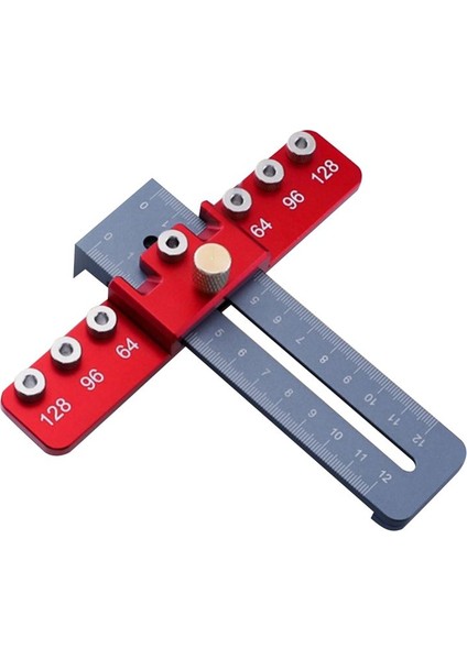 Matkap Kılavuzu Punch Bulucu Şablon Cetveli Dolap Sap ve Çekme Deliği Yumruk Aracı Için Ayarlanabilir Ahşap Işçilik Donma Bulucu (Yurt Dışından)