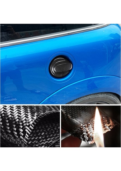 Mini Cooper S Jcw R56 R57 R57 R58 R59 R60 2007-2013 Kuru Karbon Fiber Gaz Deposu Yakıt Deposu Kapak Kapak Aksesuarları (Yurt Dışından) fırsatları