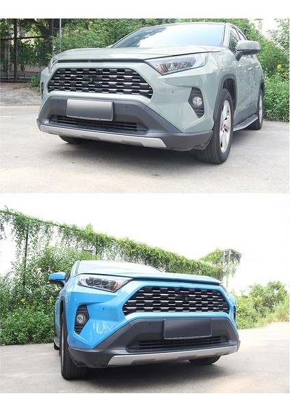 54PCS Paslanmaz Çelik 3D Ön Izgara Çıkartma Toyota Rav 4 Rav4 2019 2020 2021 Araba Stil (Yurt Dışından) fırsatları