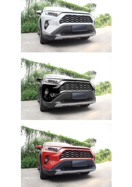 54PCS Paslanmaz Çelik 3D Ön Izgara Çıkartma Toyota Rav 4 Rav4 2019 2020 2021 Araba Stil (Yurt Dışından) indirimleri