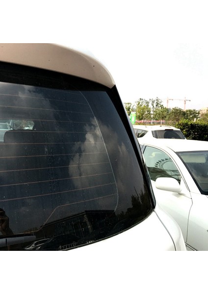 Abs Parlak Siyah Dikey Arka Cam Yan Spoiler Için Nissan Devriyesi Için Y62 2010 2011+ Arka Üçlü Köşeli Kapak Döşeme (Yurt Dışından) fırsatları