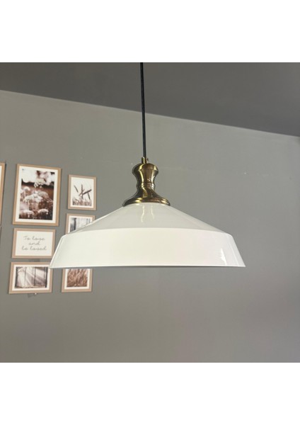 Lema Beyaz Tekli Avize Eskitme Tokmak Başlık Sarkıt Lamba Restoran Cafe Salon Avizeleri fırsatları