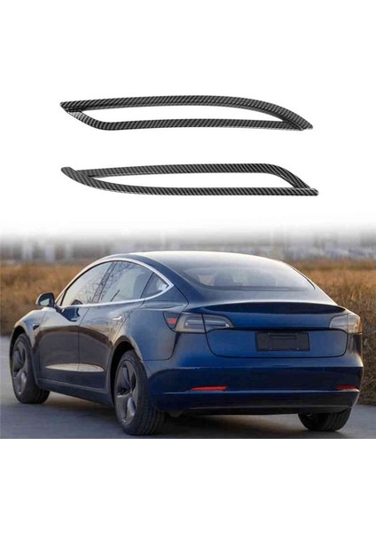 2pcs Araba Arka Sis Lamba Kapağı Tesla Için Şekillendirme Model Y 2021 2022 (Yurt Dışından) fırsatları