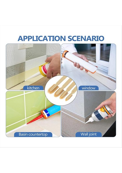 4pcs Kauçuk Kaldırma Aracı Kalafat Spatulas Kalafat Sonu Aracı Fayanslar Için Kalafat Çıkma Aracı Lavabo Ortak Süpürge A (Yurt Dışından) indirimleri