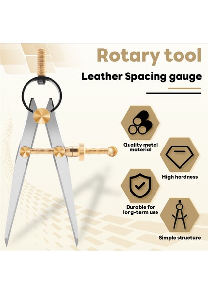 Deri Zanaat Dönen Zanaat Aleti Diy Kanat Bölücü Ayarlanabilir Çelik Deri Zanaat Yapımı Dönen Alet Kanat Bölücü Aralığı Pusula Kenarı Kınama (Yurt Dışından) fırsatları