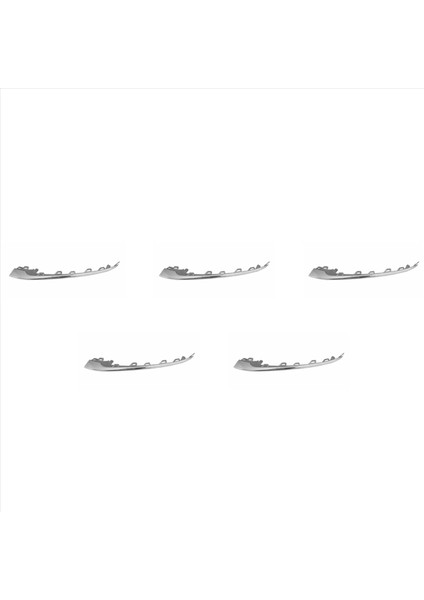 5x 2228857700 2228857800 Araba Ön Tampon Sol Yan Krom Trim Şeridi Mercedes-Benz W222 S Sınıf 2018 2019 2020 (Yurt Dışından)