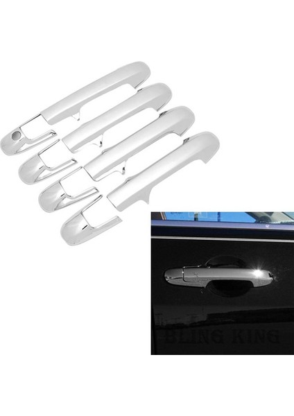 Araba Krom Araba Dış Yan Kapı Kolu Honda Accord Sedan 4 Doors Için Kapak 2003-2007 Yolcu Yan Anahtar Deliği Olmadan (Yurt Dışından) fırsatları