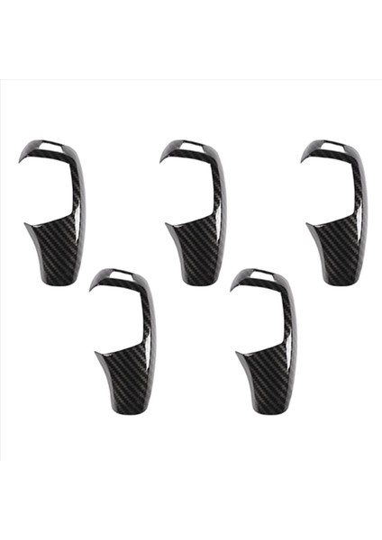 5x Araç Dişli Vites Düğmesi Kapak Bmw F20 F30 F31 F34 X5 F15 X6 F16 X3 F25 X4 F26 F1 Için Karbon Fiber (Yurt Dışından)