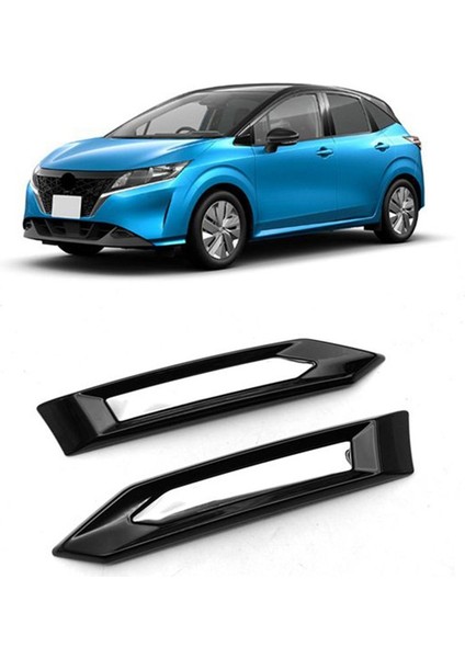 Nissan Note E13 2020 2021 Araba Krom Dış Otomatik Ön Tampon Soyucu Yan Hava Outlet Dekoratif Şeridi (Yurt Dışından) fiyatları