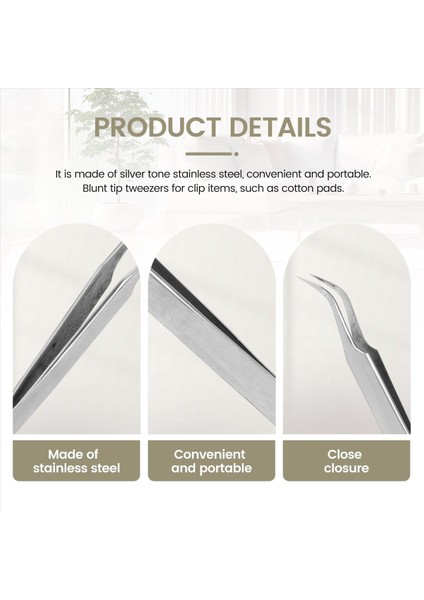 Vetüs Anti-Statik Kavisli Uç Cımbız Forseps Pense Onarım El Alet Seti (Yurt Dışından) indirimleri