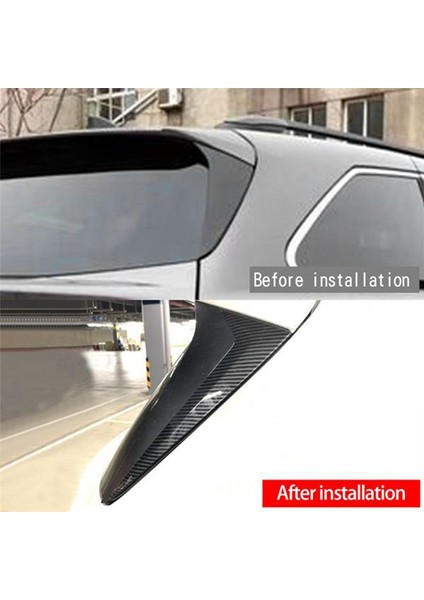 Toyota Sienna 2020-2022 Için Araba Karbon Fiber Dikey Arka Cam Yan Spoyler Kanadı (Yurt Dışından) fiyatları