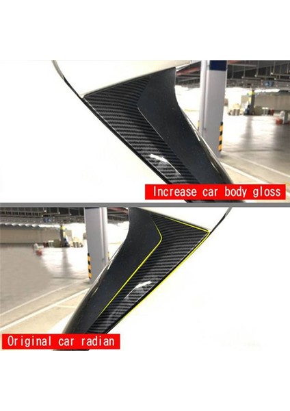 Toyota Sienna 2020-2022 Için Araba Karbon Fiber Dikey Arka Cam Yan Spoyler Kanadı (Yurt Dışından) fırsatları