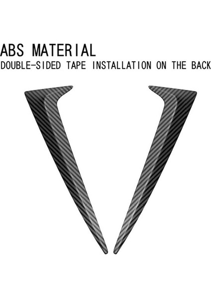 Toyota Sienna 2020-2022 Için Araba Karbon Fiber Dikey Arka Cam Yan Spoyler Kanadı (Yurt Dışından) indirimleri