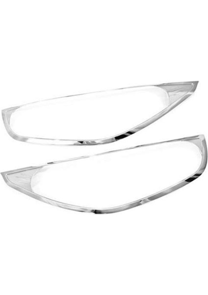 4pcs Abs Krom Arka Arka Lamba Lamba Kaputu Dekorasyon Kapağı &amp 2pcs Abs Chrome Ön Işık Kapağı Far Kapakları (Yurt Dışından) modelleri