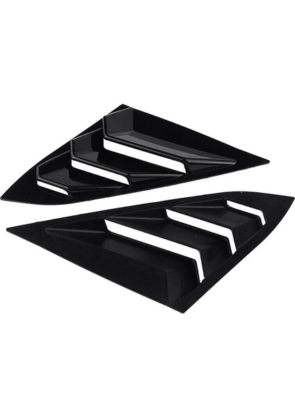 Honda Civic Type R Için Hatchback 2017-2020 Arka Yan Havalandırma Pencere Kanyan Pencere Kapağı Üçgen Pencere Trim Aksesuarları (Yurt Dışından) fırsatları