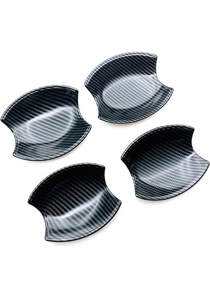 Araç Karbon Fiber Kapı Tutucu Kase Kapağı Kupa Boşluk Trim Ekleme Nissan Aura 2022 2023 (Yurt Dışından)