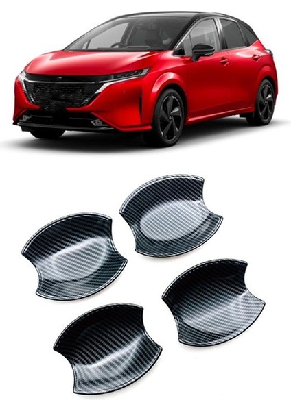 Araç Karbon Fiber Kapı Tutucu Kase Kapağı Kupa Boşluk Trim Ekleme Nissan Aura 2022 2023 (Yurt Dışından) fırsatları