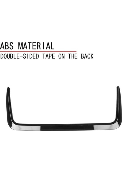 Toyota Sienta 10 Serisi 2022 2023 Dış Abs Parlak Siyah Arka Kapı Bagaj Strip Bagaj Kapağı Kalıp Trims Kapak (Yurt Dışından) fırsatları