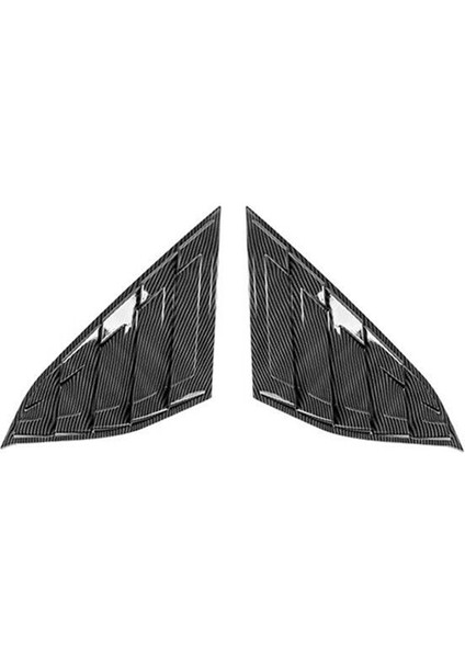 Araba Arka Yan Havalandırma Çeyrek Pencere 2018-2022 Honda Accord Karbon Fiber Renk (Yurt Dışından)