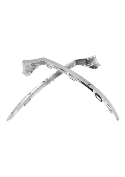 2pcs Ön Alt Tampon Krom Trim Kalıp Mercedes W205 C-Serisi 2015-2017 2058851374 2058851474 (Yurt Dışından) fiyatları
