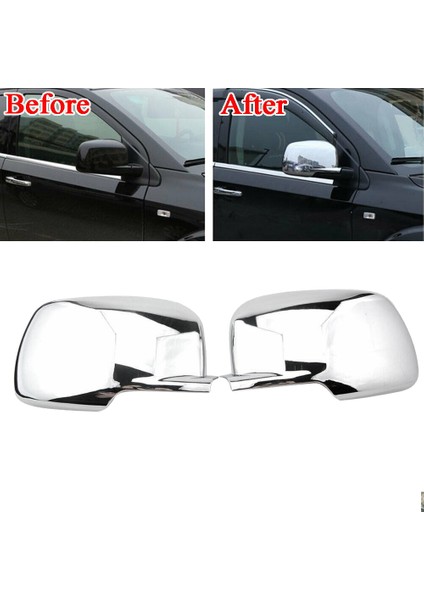 Dodge Journey Fiat Freemont 2009 - 2018 Için Araba Krom Yan Kapı Dikiz Ayna Kapağı (Yurt Dışından) modelleri