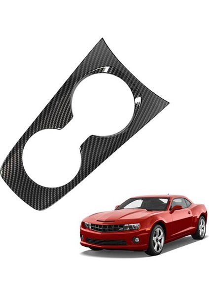 Karbon Fiber Merkez Konsol Su Kupası Tutucu Dekorasyon Kapağı Chevrolet Camaro Için Döşeme Çıkartmaları 2010-2015 (Yurt Dışından) indirimleri