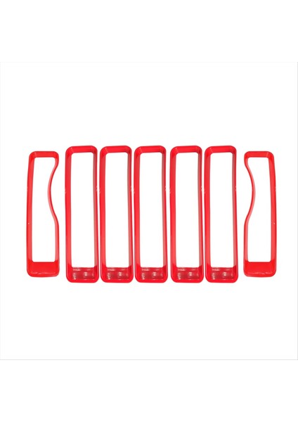 Wrangler 2018 Yeni Model Jeep Dış Değişikliği Için Kırmızı Ön Grille Çerçeve Far Yüzük Mesh Yüzüğü (Yurt Dışından) modelleri