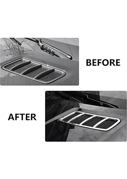 Mercedes-Benz ml W166 Gl X166 Gle Gls Için Krom Kaput Hava Havalandırma Kapağı Trim (Yurt Dışından) fiyatları