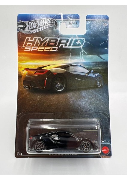 Silver Series Hybrid Speed 17 Acura Nsx 1/64 Model Araba