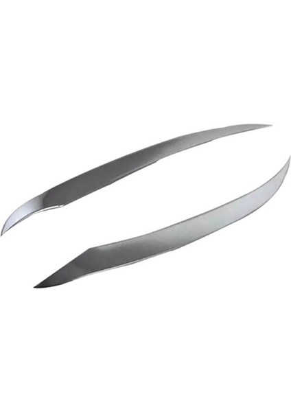 2pcs Araba Krom Ön Kaplama Far Kapağı Baş Kafa Işık Lambası Göz Kapağı Kaş Timi Hyundai Tucson 2016 2017 2018 (Yurt Dışından)