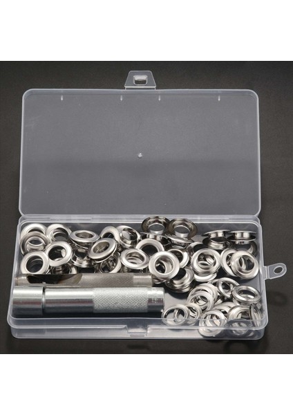 200PCS Punch Grommets ve Tarpaulin Tente Çadır Taraka Onarım Kiti Açık Delek Yeni (Yurt Dışından) indirimleri