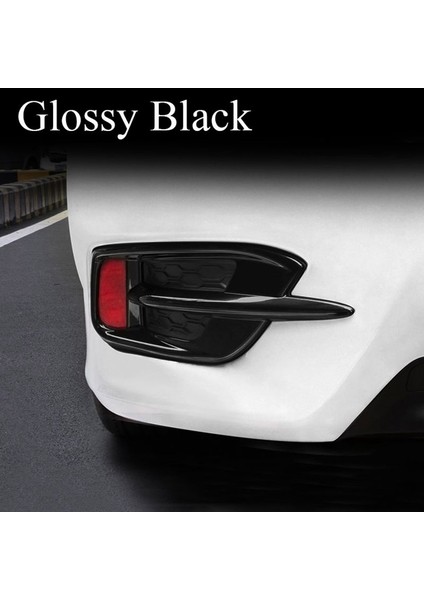 1paır Araç Arka Tampon Sis Lamba Kapağı Kapak Honda Civic Için Trim 10TH 2016-2019 Parlak Siyah Sis Lambası Çerçevesi (Yurt Dışından) modelleri