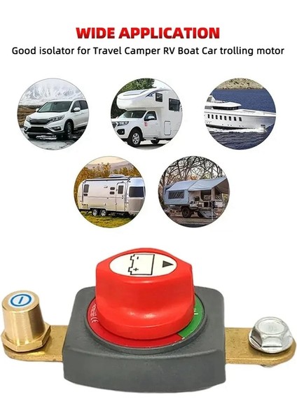 Pil Bağlantı Anahtarı Açık/kapalı Pul Izolatörü Güç Kesici Master Izolatörü Avişki Kırıcı Parçalar/rv/tekne (Yurt Dışından) modelleri