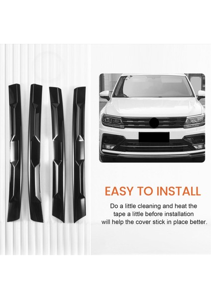 Tiguan Için Lhd L 2017-2021 Parlak Siyah Ön Tampon Örgü Merkezi Izgara Izgara Kalıp Şeritleri Kapak Döşeme (Yurt Dışından) modelleri