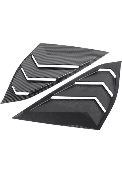 2018-2022 Için Honda Accord Jdm Karbon Fiber Renkli Arka Yan Havalandırma Çeyrek Pencere Kanyan Pancu Kapağı (Yurt Dışından)