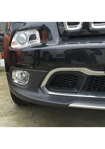 Jeep Cherokee Için 2014-2018 Abs Krom Ön Sis Işık Lamba Kapağı Döşeme Sis Far Çerçeve Dekorasyon Çerçevesi (Yurt Dışından) indirimleri
