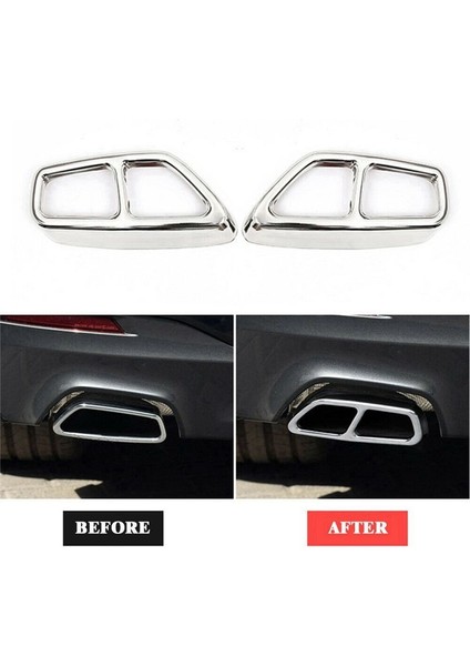 Dört Egzoz Kapağı Modifikasyonu Tail Borusu Trim Kapak Bmw 5 Serisi G30 2017-2019 (Yurt Dışından) indirimleri