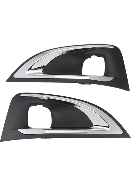 1paır Ön Tampon Sis Lambası Kapağı Trim YL004126XT YL004127XT Peugeot 4008 P84 Sis Fog Light Chrome Grille Çerçevesi Için 240809 (Yurt Dışından)