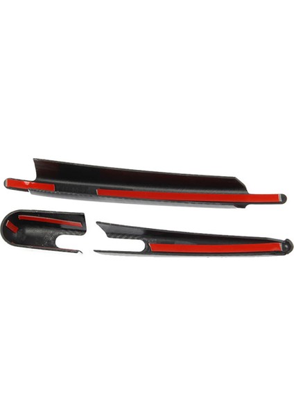 2022 Mitsubishi Outlander Karbon Fiber Arka Silecek Trim Çıkartması Pencere Koruma Silecek Kapağı (Yurt Dışından) modelleri