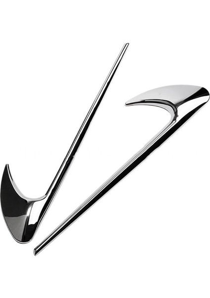 1paır Araç Styre Yan Çift Hava Hava Hava Çisçe Trım Benz C E Glc Sınıfı W205 W213 E63S Amg Çamurluk Bıçağı Sticker A (Yurt Dışından)