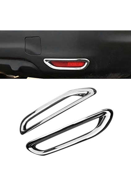 Araba Krom Gümüş Arka Reflektör Sis Lambası Kapak Nissan Qashqai Için Trim Çerçeve Çerçevesi J11 2014-2017 (Yurt Dışından) fiyatları