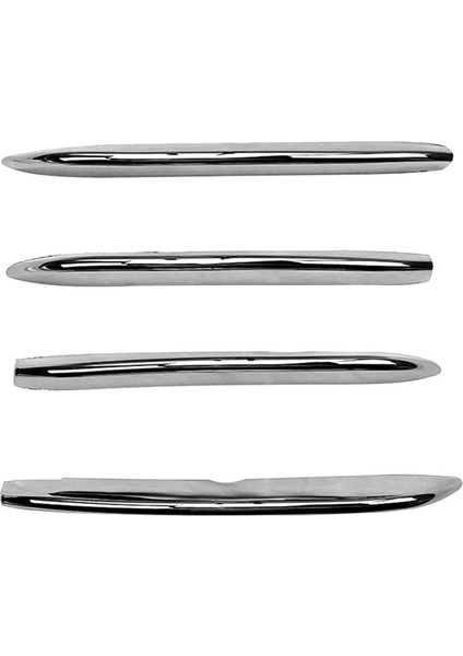 4pcs Ön Tampon Ön Sis Izgara Trim Şeritleri Mercedes Benz CLA200 Cla 260 2020-2023 Araba Stil Dekorasyon Sticker (Yurt Dışından)