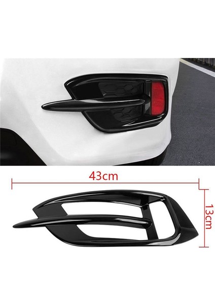 1paır Araç Arka Tampon Sisli Işık Lambası Kapak Honda Civic Için Trim 10TH 2016-2019 Abs Karbon Fiber Sis Lamba Çerçevesi (Yurt Dışından) fırsatları