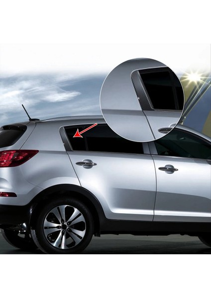 1paır Arka Kapı Chroem C Sütun Kapağı 83270-3W000 832803W000 Kıa Sportage Için 2011-2016 Arka Kapı Sütü Trim Plakası B (Yurt Dışından) indirimleri