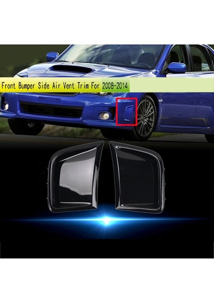 Subaru Stı Wrx Grb Vagonu Için 10TH 2008-2014 Yıldırım-Pattert Motorlu Hood Fender Outlet Cover Ön Tampon Hava Havalandırma Döşeme (Yurt Dışından) fırsatları