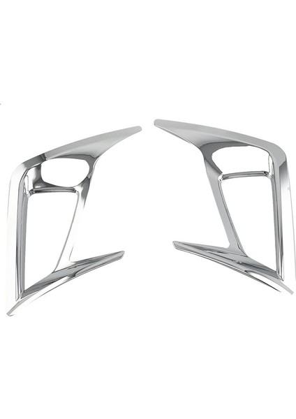 2pcs Arka Sisli Lamba Çerçeve Kapak Ford Focus Mk4 Hatchback 2019-2020 Krom (Yurt Dışından)