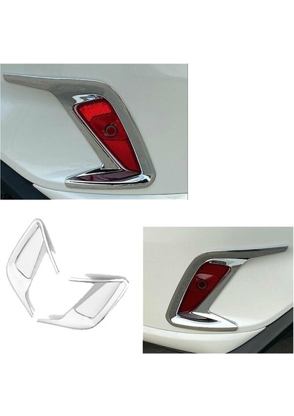 2pcs Arka Sisli Lamba Çerçeve Kapak Ford Focus Mk4 Hatchback 2019-2020 Krom (Yurt Dışından) fırsatları