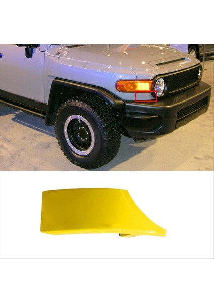 1paır Araç Ön Alt Tampon Dolgu Kapağı 52512-35100-F0 52513-35100 Toyota Fj Cruiser 2007-2014 Fender Köşe Trims (Yurt Dışından) indirimleri